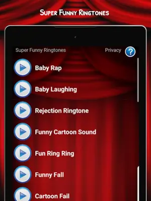 Super Funny Ringtones android App screenshot 1