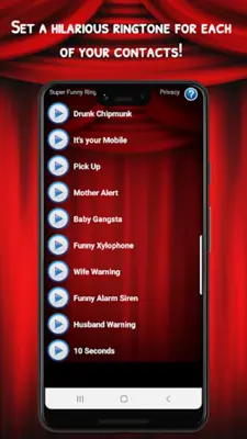 Super Funny Ringtones android App screenshot 3